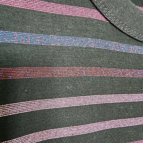Veronica Beard Black and Pink Striped Dress - Picture 10 of 11